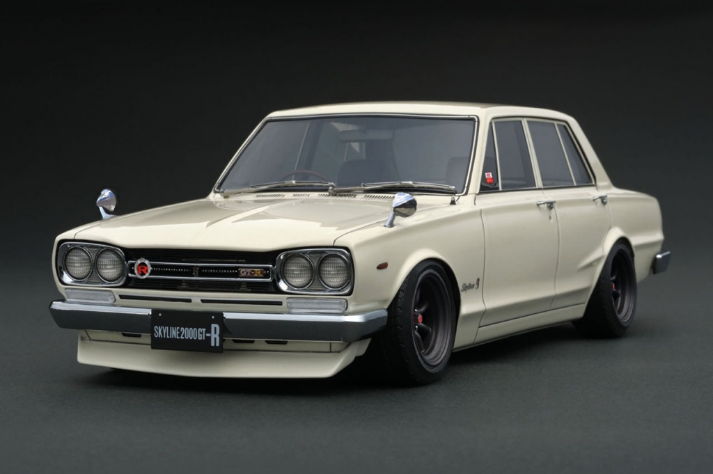 昭和44年式「ハコスカ 4ドア 2000 GT-R (PGC10)」3カラーを開発 昭和44年式「ハコスカ 4ドア 2000 GT-R (PGC10)」3カラーを開発