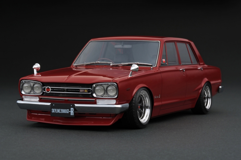 昭和44年式「ハコスカ 4ドア 2000 GT-R (PGC10)」3カラーを開発 昭和44年式「ハコスカ 4ドア 2000 GT-R (PGC10)」3カラーを開発