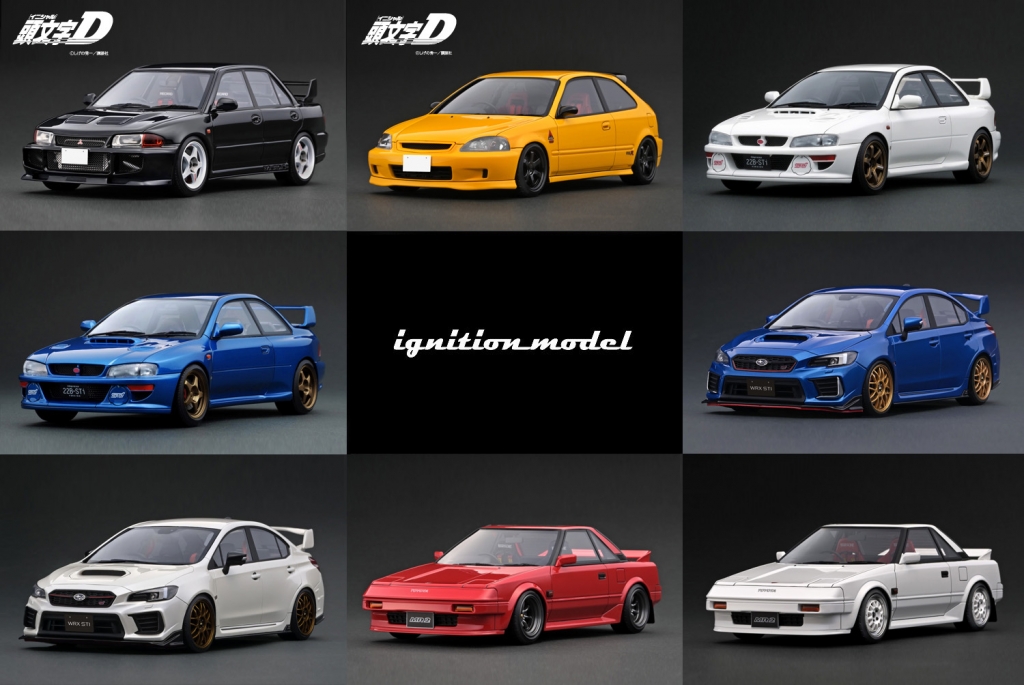 IG3539 1/18 INITIAL D SUBARU Impreza WRX type R STi Version