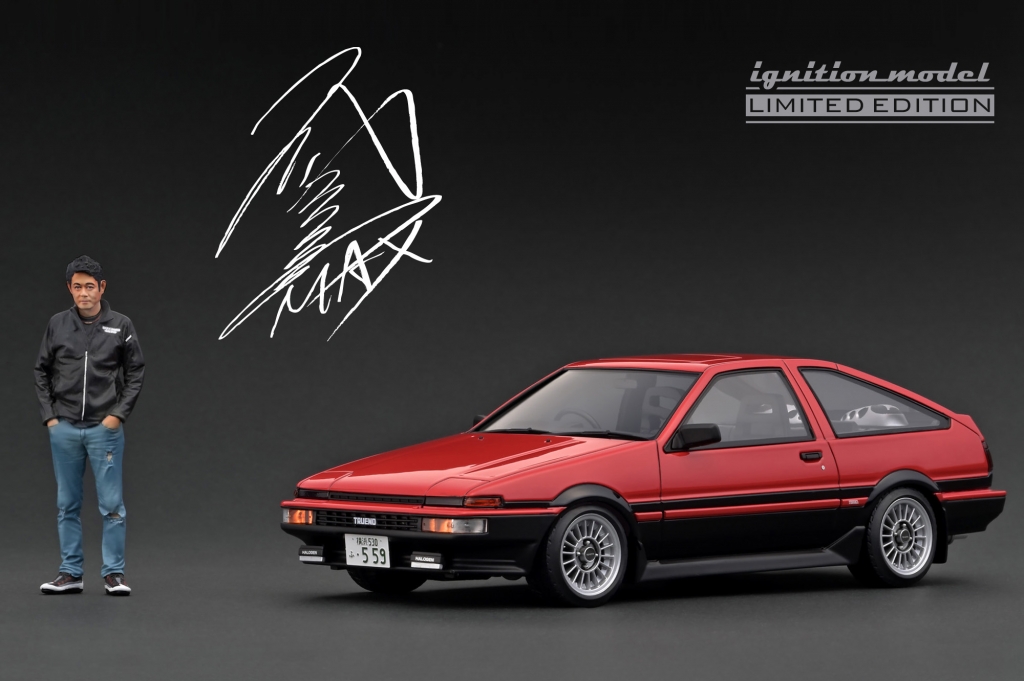 1/18 織戸選手フィギュア付 WEB限定「トレノ 3ドア(AE86)」明日
