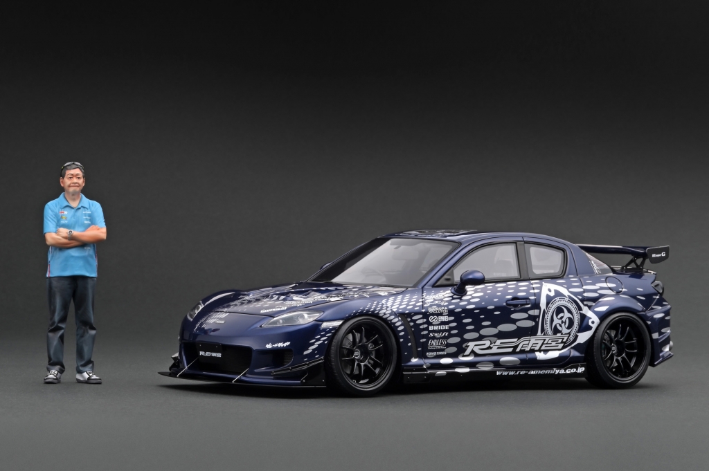 告知：1/18 フィギュア付 WEB限定「RE雨宮 RX-8 (SE3P)」9/2(月)～受注