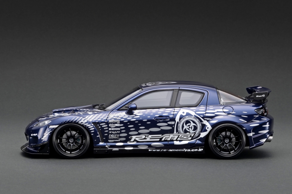 雨宮 告知：1/18 フィギュア付 WEB限定「RE雨宮 RX-8 (SE3P)」9/2(月)～受注
