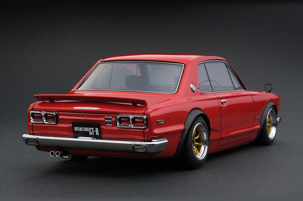 美品 1/18 IGモデル 日産2000GTR KPGC10 ハコスカ ワタマベ IG2020 1/18 Nissan Skyline 2000 GT-R (KPGC10) Silver | LINE UP