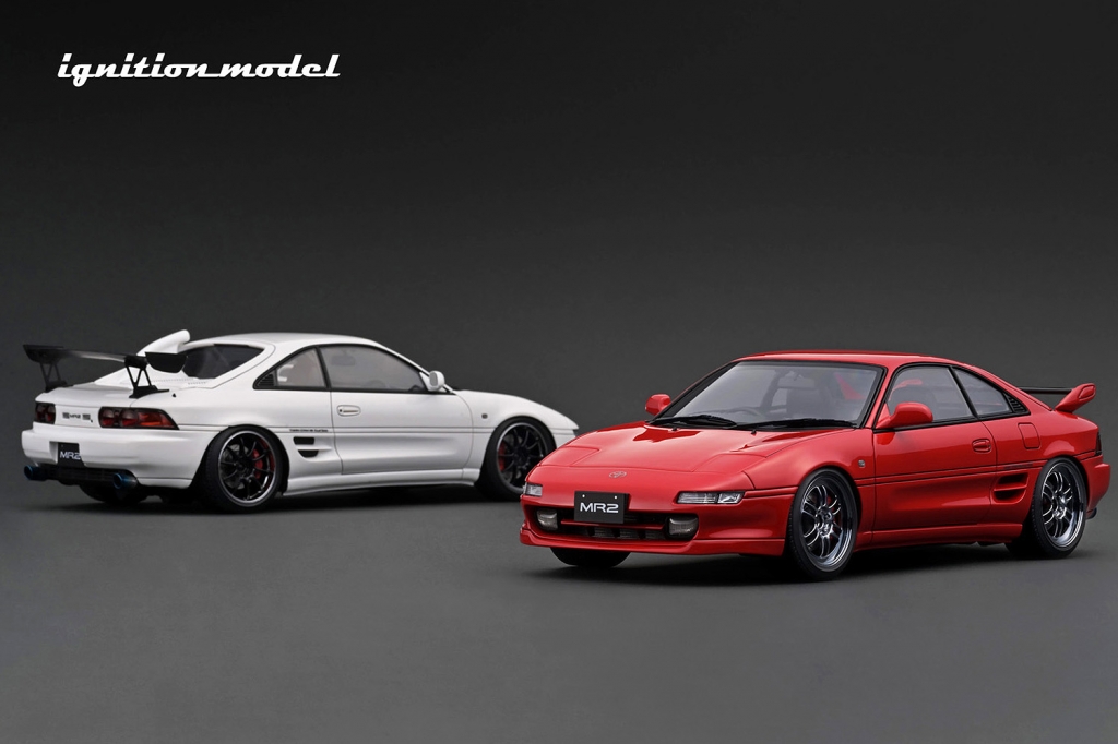 トヨタ　MR2 Ignition Model 1:18 Toyota MR2 (SW20) Red – Horizon Diecast