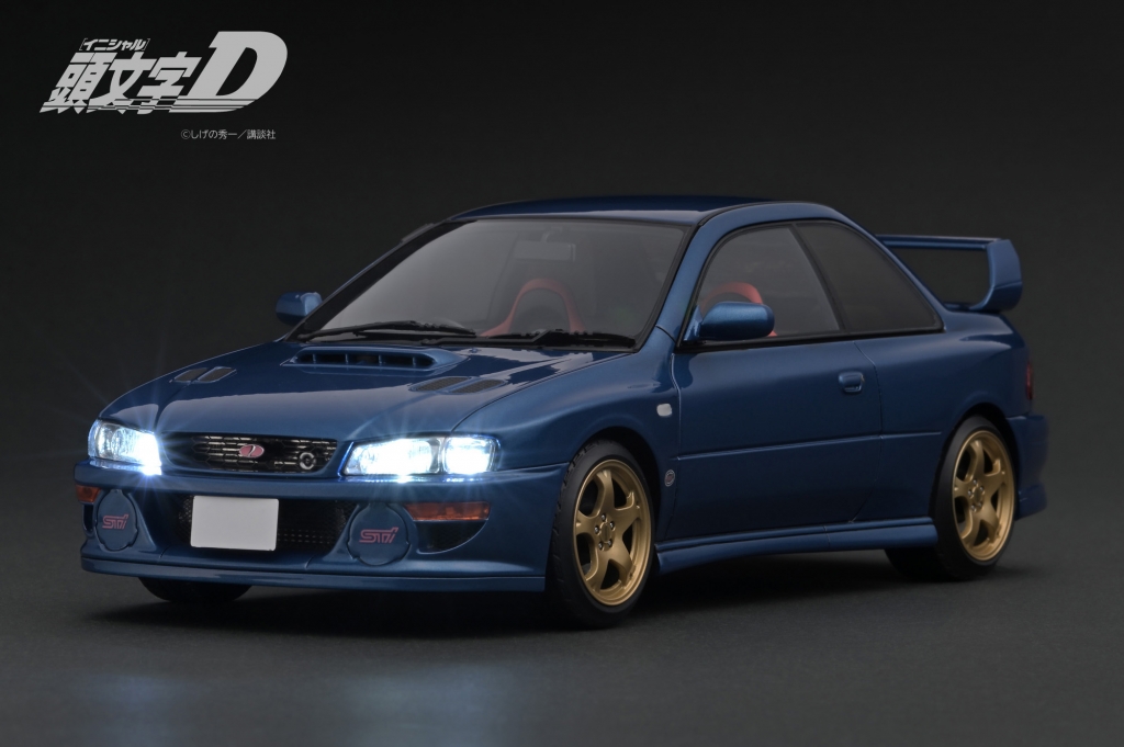 RN　モデラーズ 1/43 文太 インプレッサ (GC8)　※要状態確認 コミックス版『頭文字D』シリーズに新キャラ追加！！拓海の父