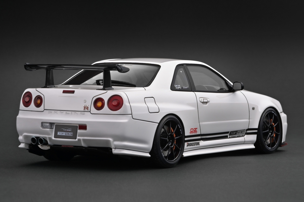1/18スケール「TOP SECRET GT-R (BNR34)」新色追加 1/18スケール「TOP SECRET GT-R (BNR34)」新色追加