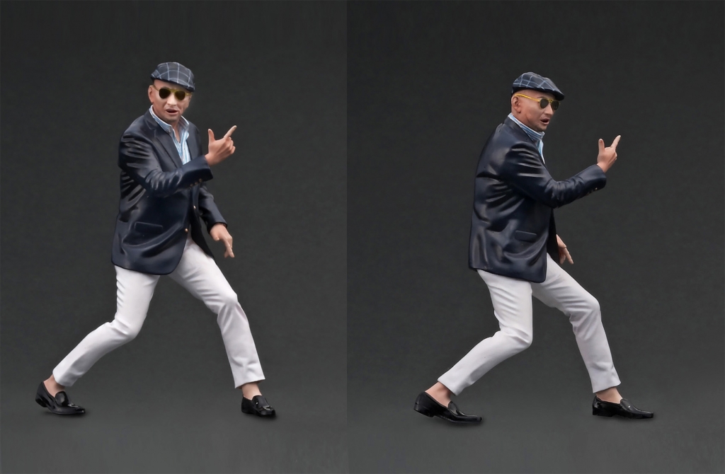 明日受注スタート！ 「横山 剣」氏フィギュア付 WEB限定「1/18 ブルー