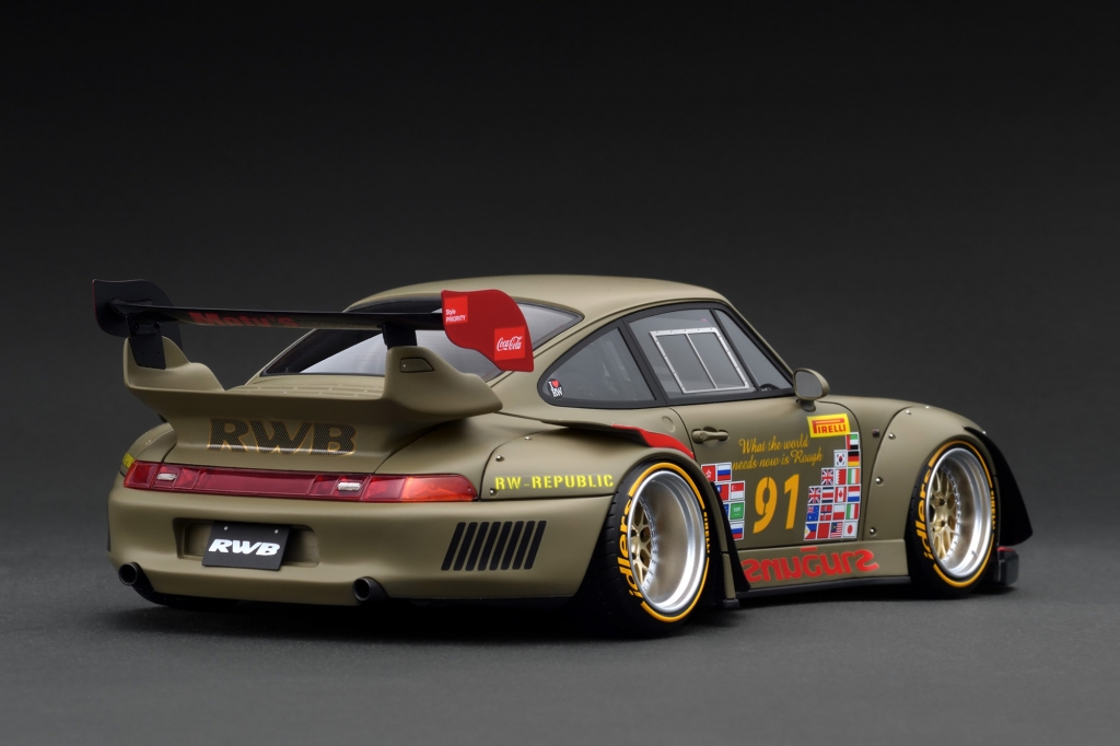 RWB997 イグニション1/18 ガンメタ RWB997 イグニション1/18 ガンメタ