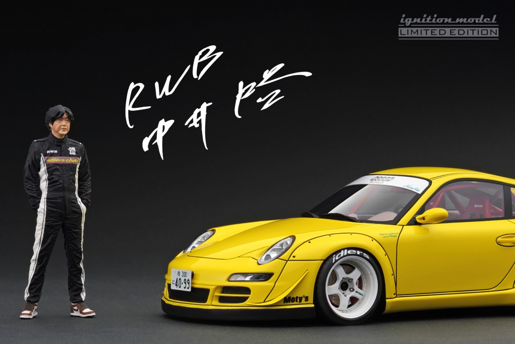 RWB997 Notting Hill 中井さんフィギュア付き 黄色 予告：フィギュア付WEB限定「RWB 997 Notting Hill」4/21(月)～受注