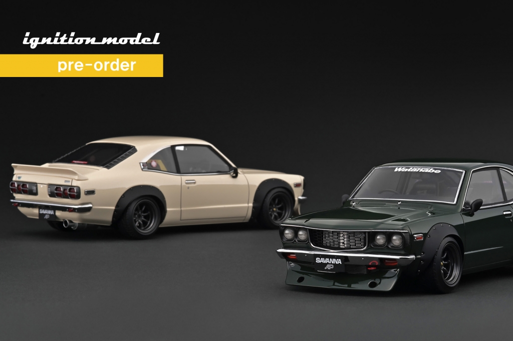 サバンナ RX3 ワタナベ ☆1⁄43☆マツダ サバンナ RX3☆S124A