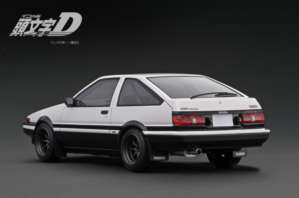 1/18 イグニッションモデル 頭文字D AE86 静岡ホビーショー 2025 web optionで紹介！「藤原拓海フィギュア付き!」頭文字D「AE86