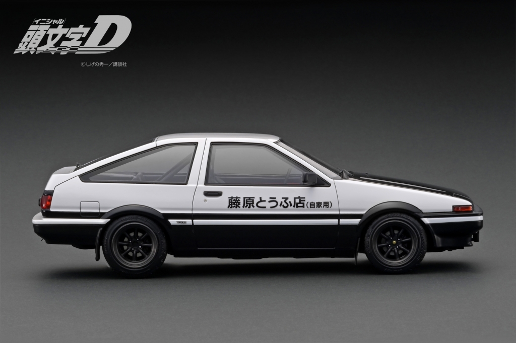 web optionで紹介！「藤原拓海フィギュア付き!」頭文字D「AE86」の新作