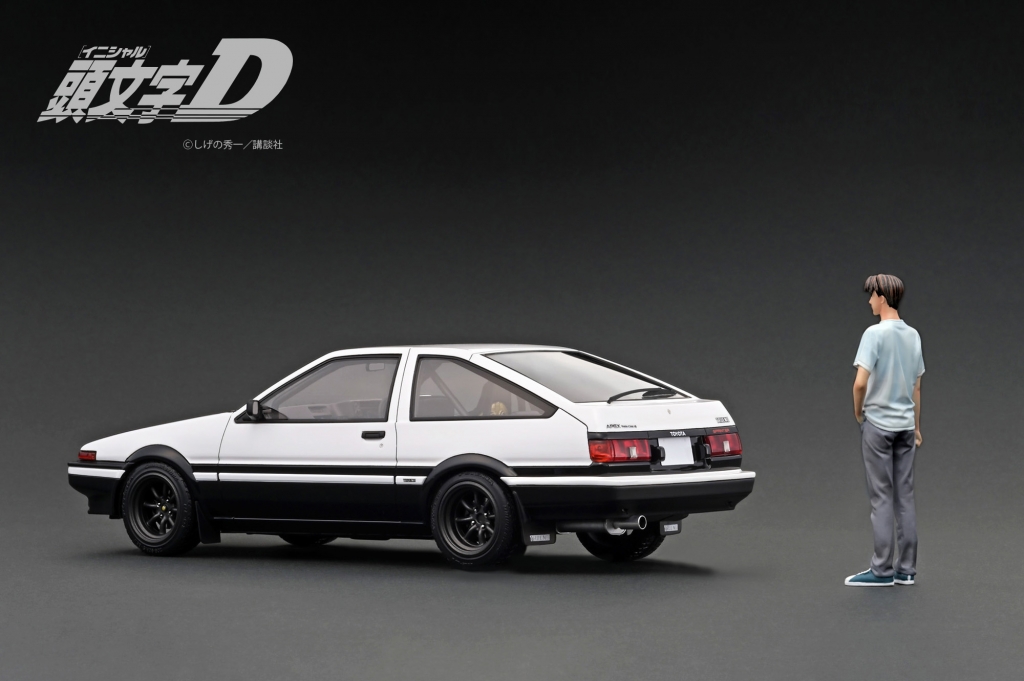 静岡ホビーショー限定モデル その①：藤原拓海フィギュア付「1/18 頭