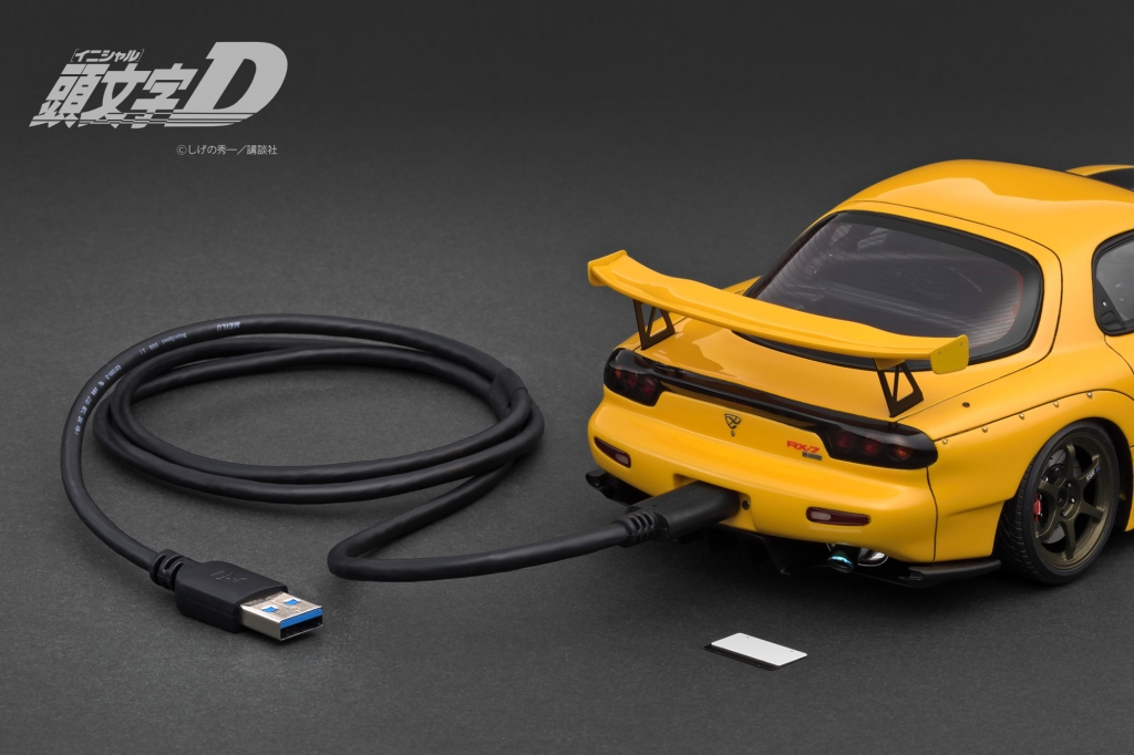 販売予告：『頭文字D』高橋啓介の「RX-7 (FD3S)」にギミック満載の新