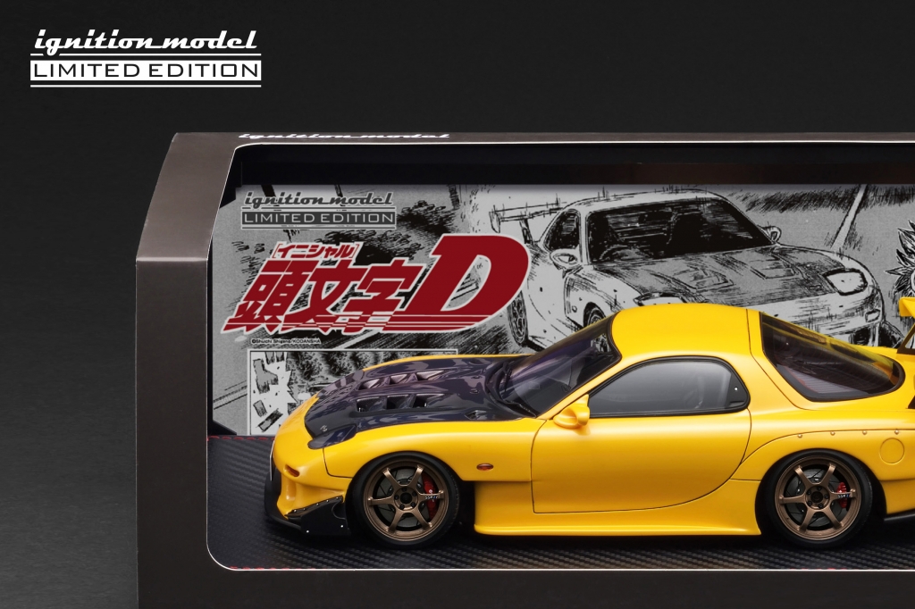 イグニッションモデル 1/18 頭文字D RX-7 FD3S LED light PREORDER* Ignition Model 1:18 Mazda RX-7 (FD3S) INITIAL D in