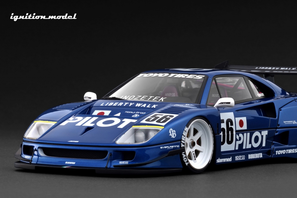 イグニッションモデル　1/18 LIBERTY WALK86 ブルーメタリック イグニッションモデル 1/18 LIBERTY WALK86 ブルーメタリック