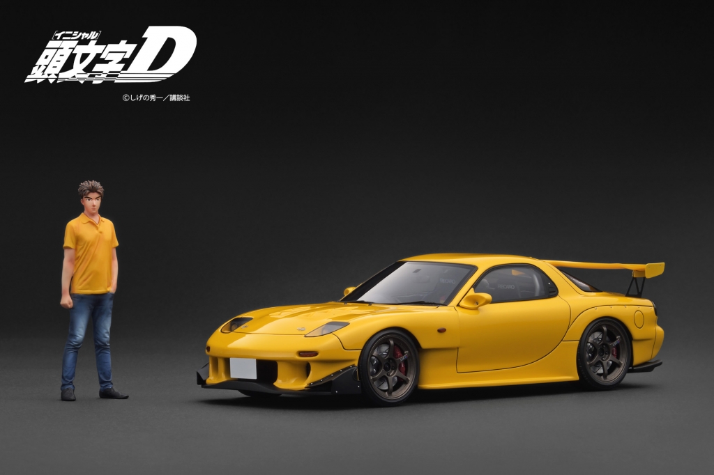 パッケージデザインUP！1/18「高橋啓介」フィギュア付「頭文字D RX-7