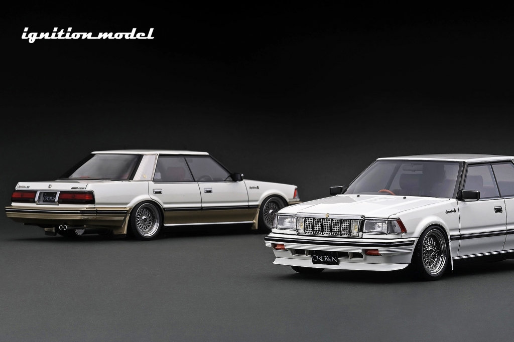 1/18スケール「クラウン 4ドアハードトップ V8（130型）」鋭意製作中