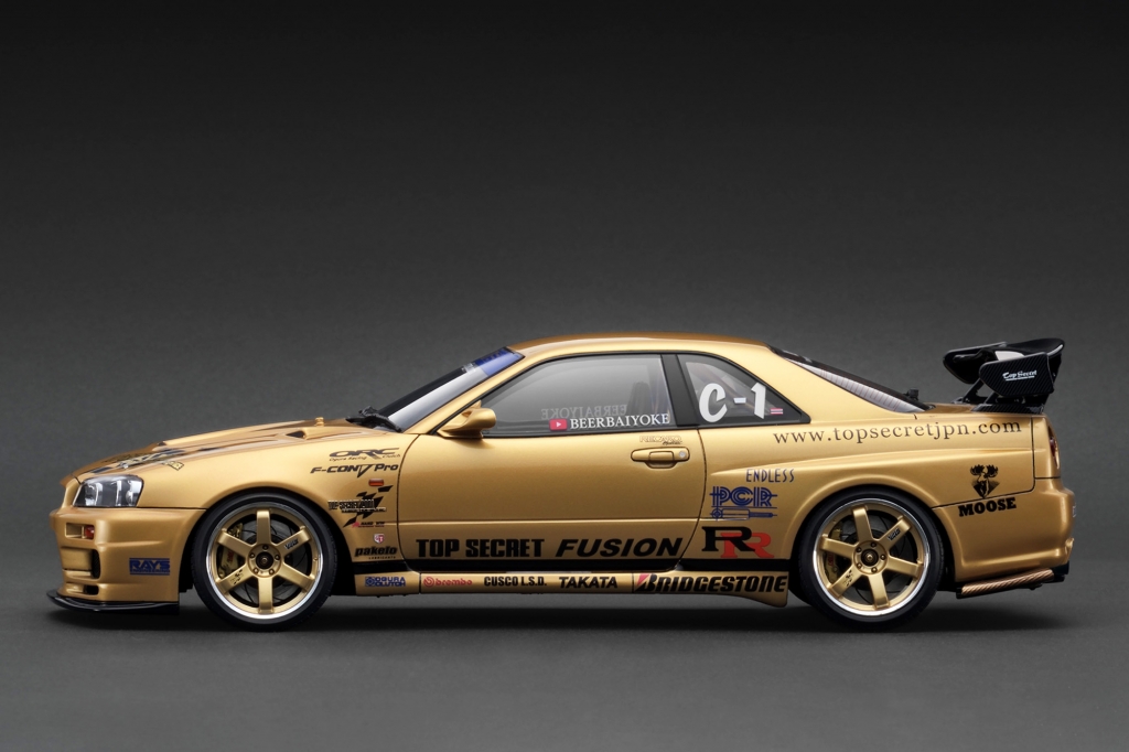 明日10月20日(月)受注スタート！RB26改エンジン付属「TOP SECRET 34GT