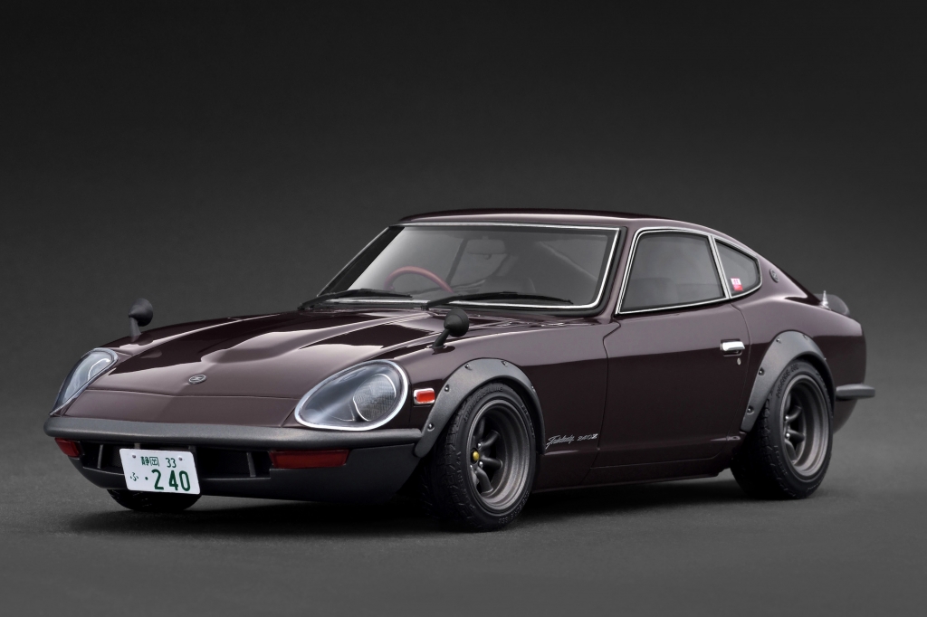 ★1/43★ニッサン フェアレディZ-G★HS30★マルーン★RSワタナベ★ 明日11月10日(月)受注スタート！鉄板「Fairlady 240ZG (HS30) Maroon