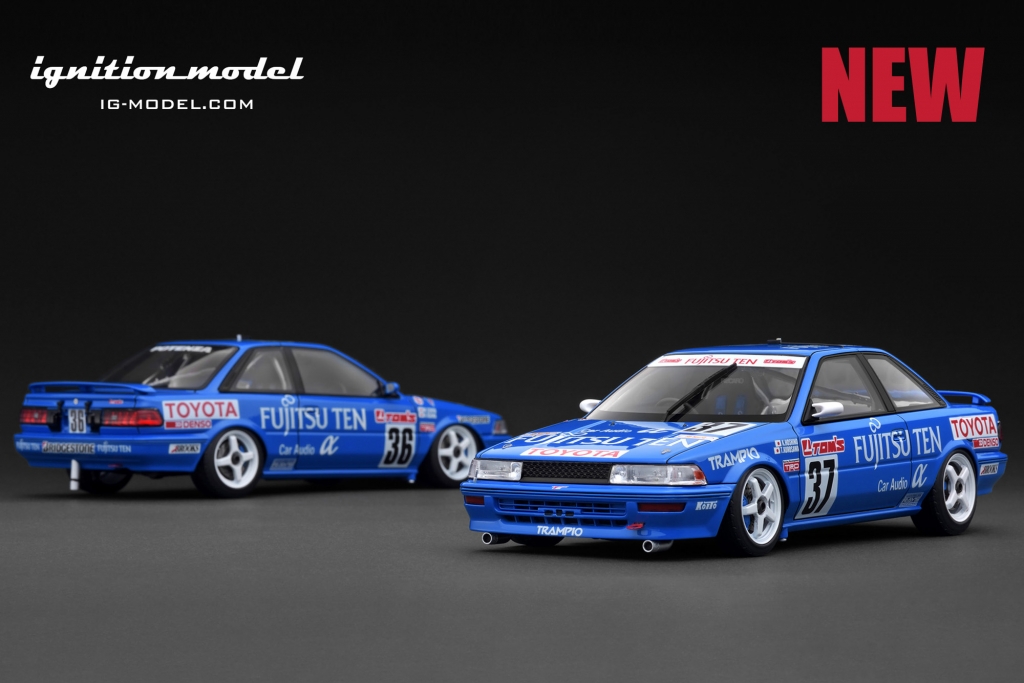 試作モデルUP！1991年 全日本ツーリングカー選手権 出場のAE92型「1/18