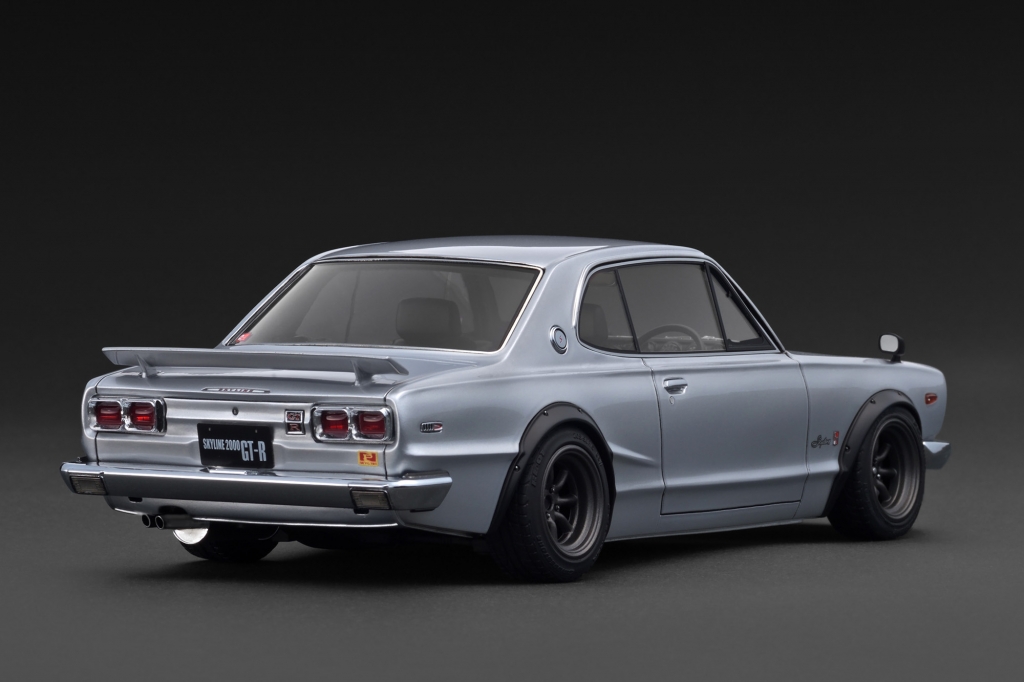 試作モデルUP：1/18スケール「ハコスカ 2ドア(KPGC10) カスタム」の