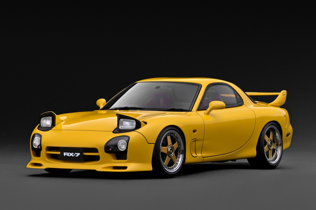 試作モデルUP！1/18スケール「RX-7 Mazda Speed A-spec (FD3S)」×2