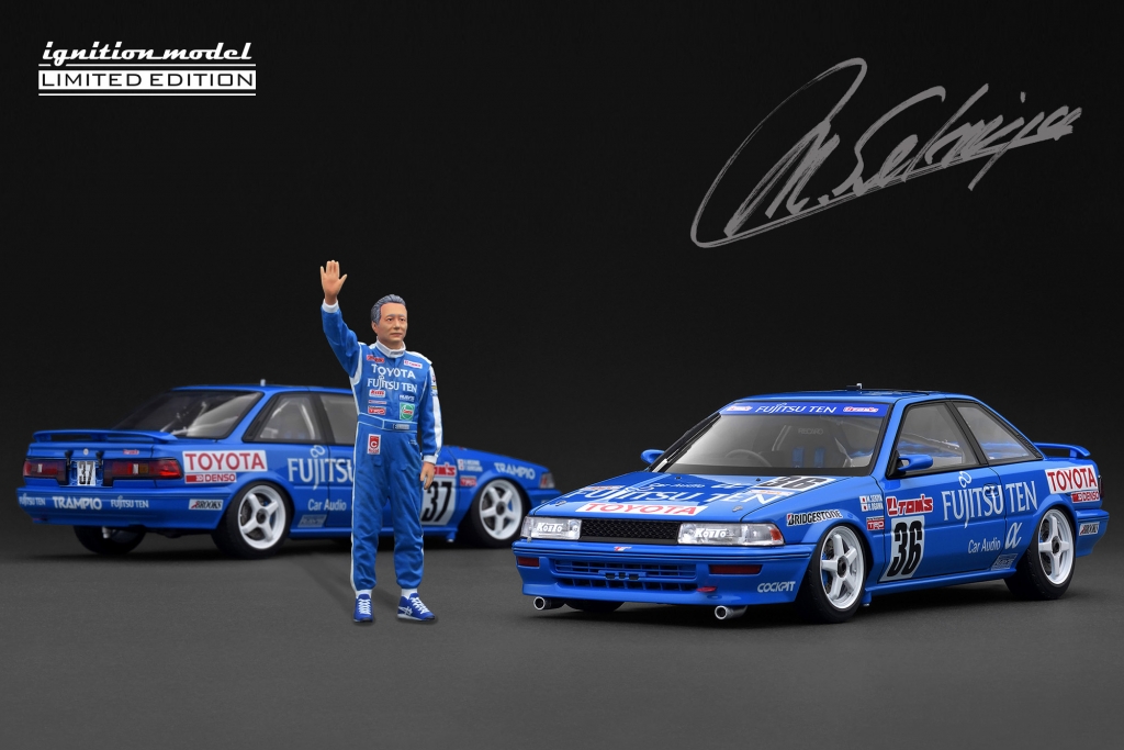 ご予約スタート！関谷選手フィギュア付「1/18 FUJITSU TEN TOM'S
