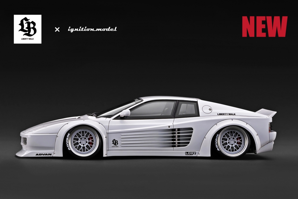 試作モデルUP！リバティウォークのデモカー「1/18 LB-WORKS 512」に3