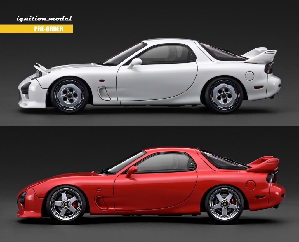ご予約受付中！1/18スケール「RX-7 Mazda Speed A-spec (FD3S)」×4