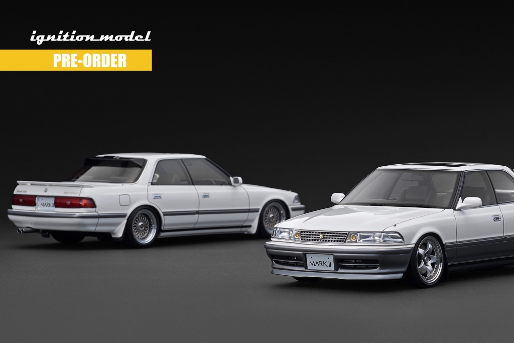 ご予約受付中！「1/18スケール TOYOTA MARKⅡ2.5 (JZX81) 後期型」×4