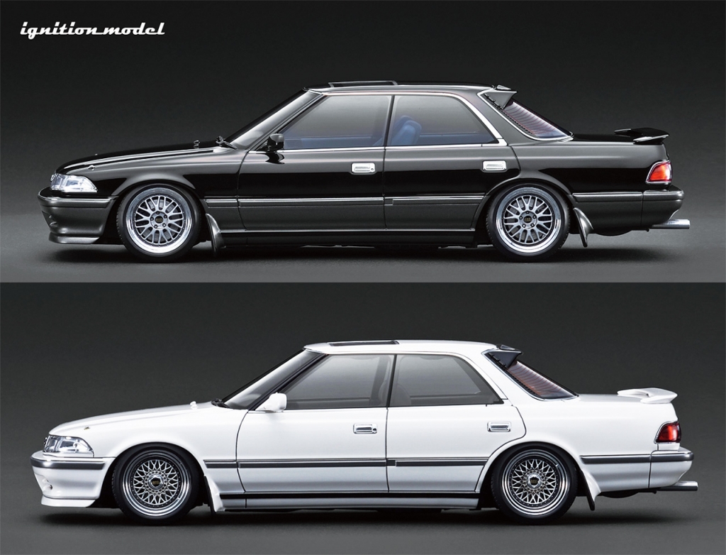 ご予約受付中！「1/18スケール TOYOTA MARKⅡ2.5 (JZX81) 後期型」×4