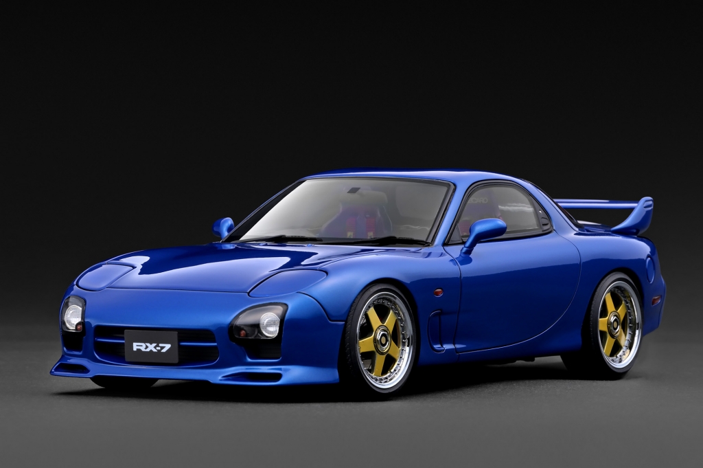 新カラーUP！ 1/18スケール「RX-7 Mazda Speed A-spec (FD3S)」ブルー