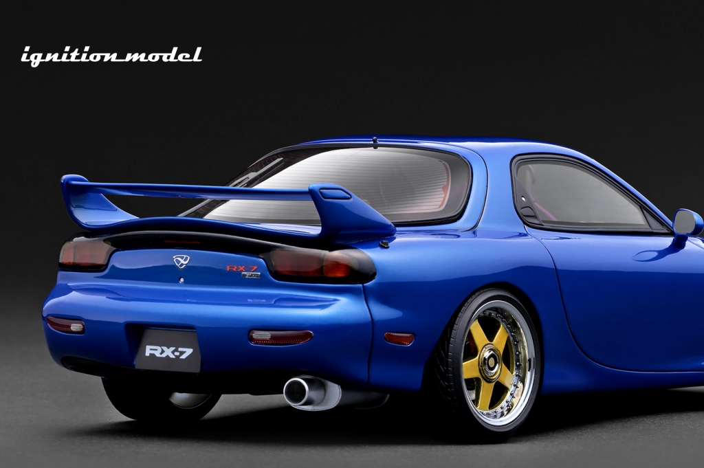 新カラーUP！ 1/18スケール「RX-7 Mazda Speed A-spec (FD3S)」ブルー