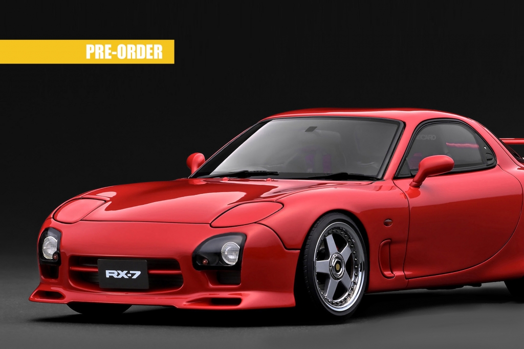 新カラーUP！ 1/18スケール「RX-7 Mazda Speed A-spec (FD3S)」ブルー