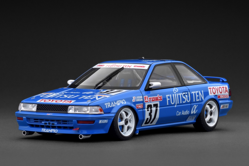 カラーサンプルUP！1/18スケール「ADVAN COROLLA LEVIN (#25)1991 JTC
