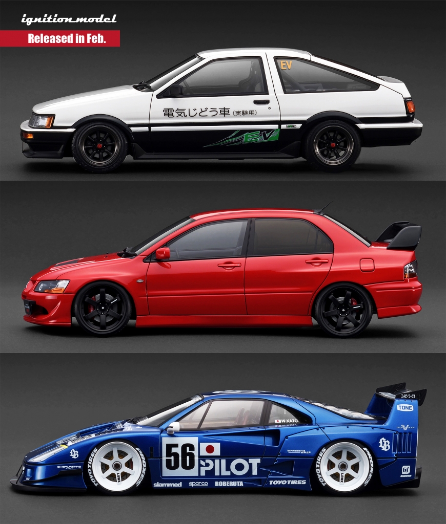 ☆ignition model イグニッションモデル 1/18☆2376 Mitsubishi Lancer