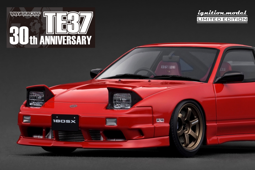 明日 販売スタート：TE37 30周年を祝したWEB限定モデル「1/18 180SX