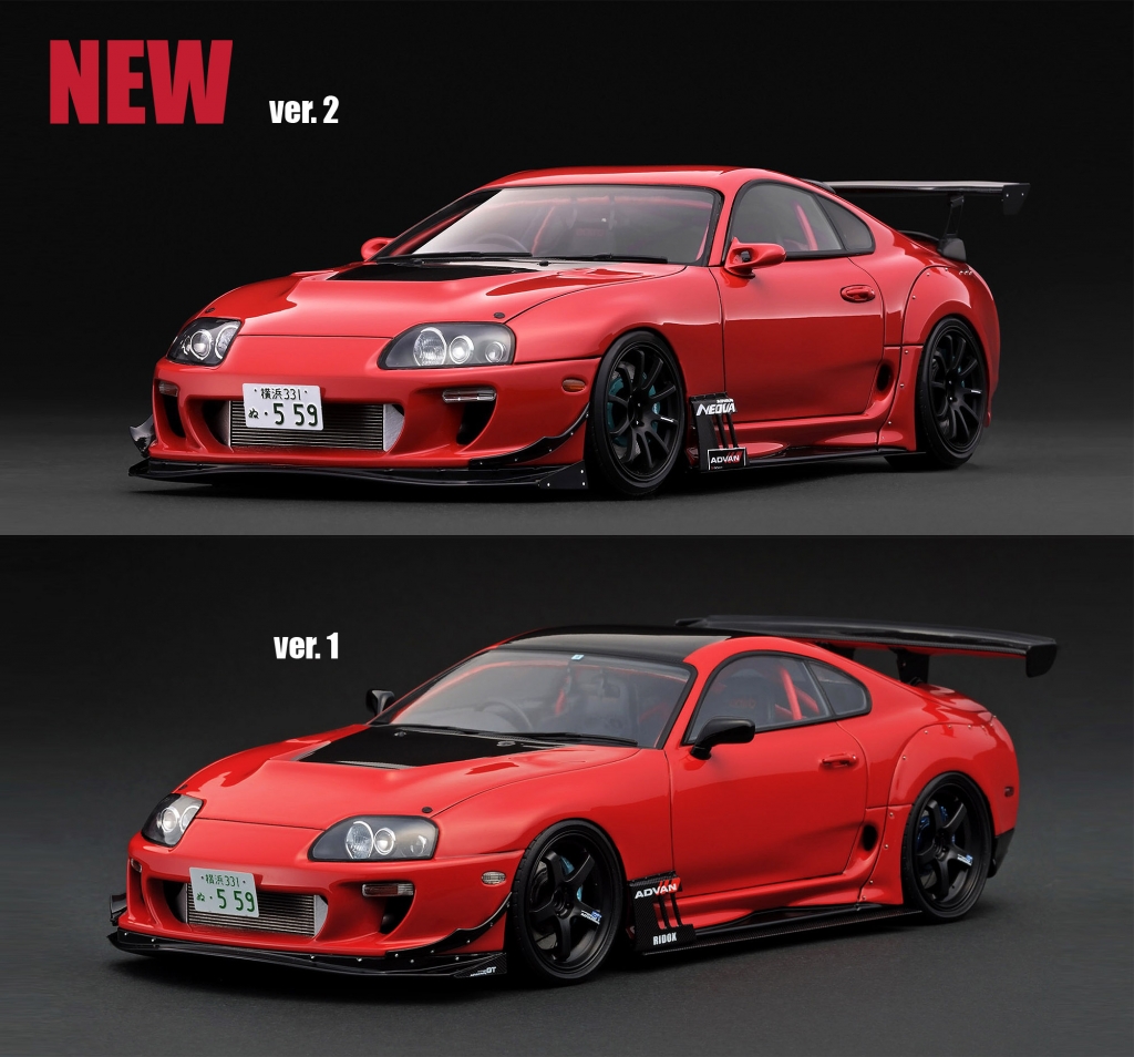 レーシングドライバー織戸 氏の愛車「1/18 RIDOX スープラ（JZA80