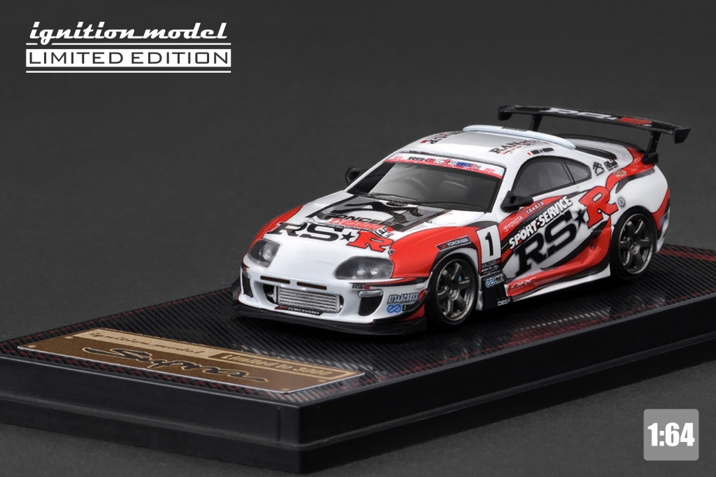 【1/64】 Toyota Supra (JZA80) RS★R 明日 販売スタート：1/64スケールWEB限定モデル「Toyota Supra (JZA80