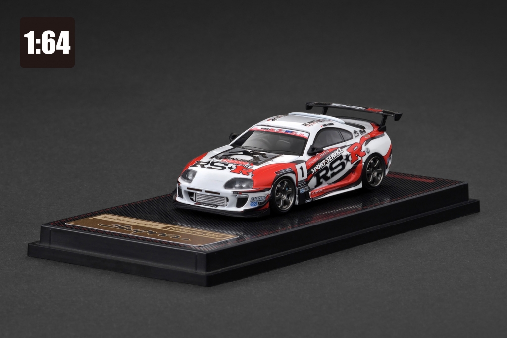 イグニッションモデル 1/64 トヨタ Supra A80 RSR 限定 明日 販売スタート：1/64スケールWEB限定モデル「Toyota Supra (JZA80