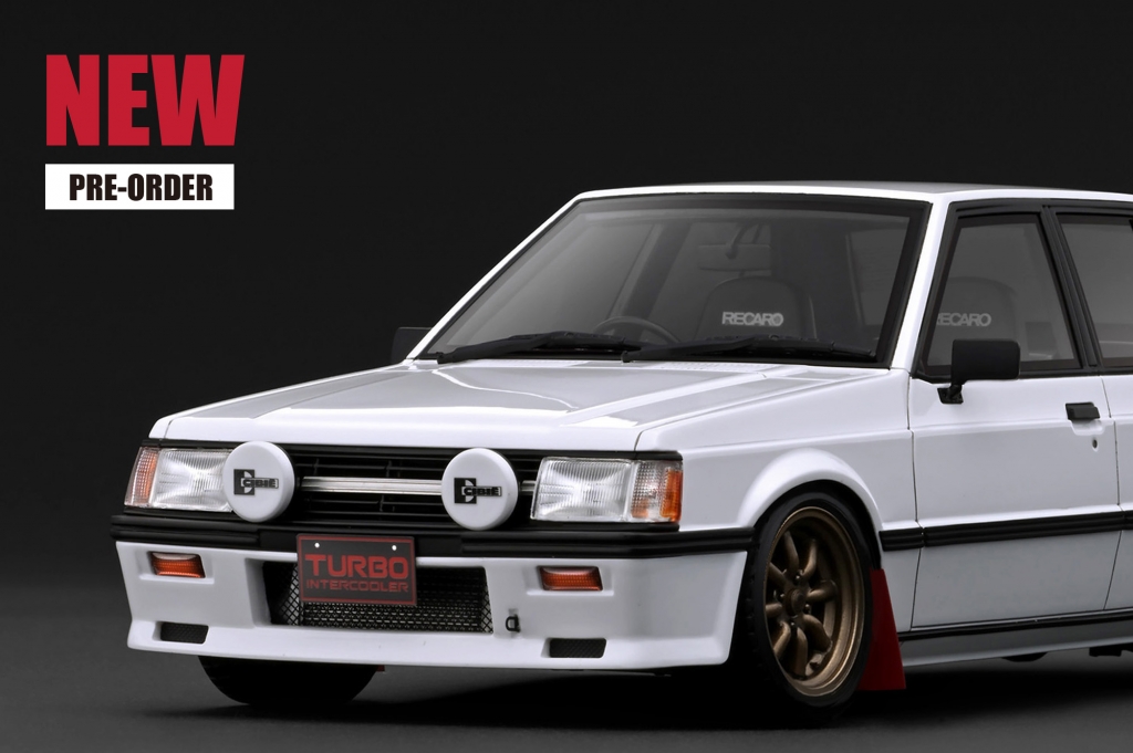 三菱ランサーターボ　EX  1800GSR リアガーニッシュ  　 ラリー仕様にご注目！ 1/18スケール「ランサーEX 1800 GSRターボ(A170