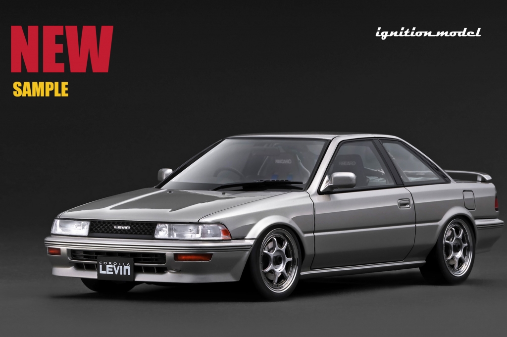 新色追加！AE92後期型「1/18 COROLLA LEVIN GT APEX (AE92)」プレーンカラーご紹介！！ | ignition ...