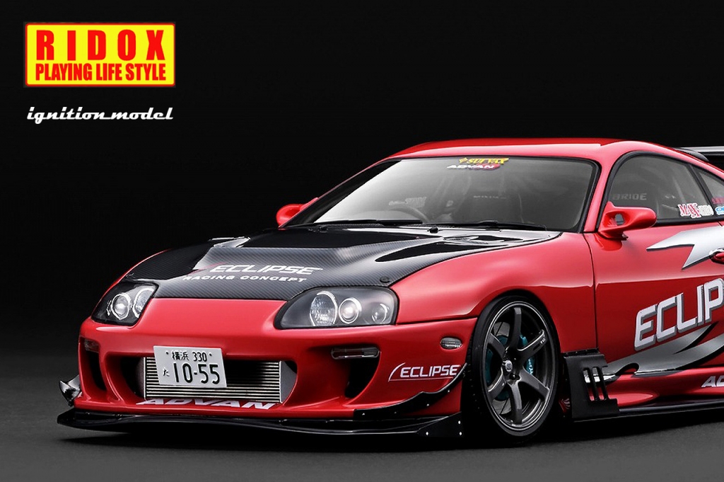 イグニッションモデル　ignition model スープラ　JZA80 織戸学 イグニッションモデル 1/64 トヨタ スープラ (JZA80) RZ ブルー