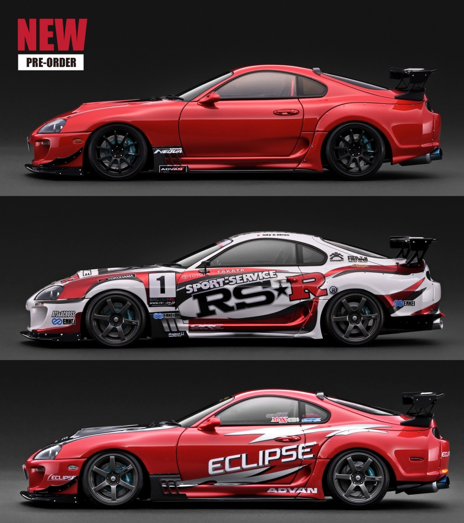 レーシングドライバー「織戸 学」氏の愛車 アーリー仕様「1/18 Supra