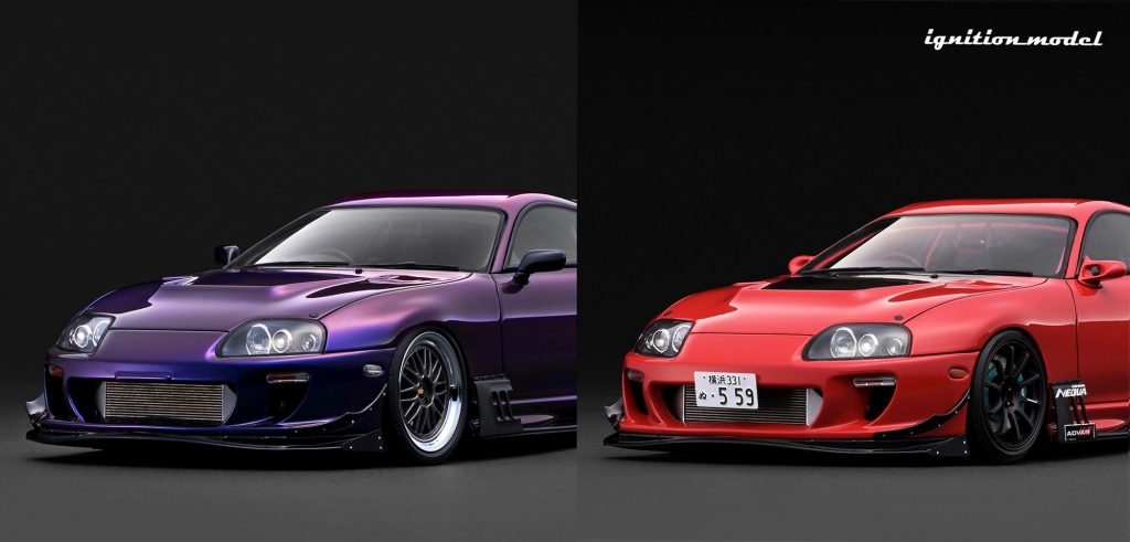 RIDOXエアロカスタム「1/18 Toyota Supra RZ (JZA80) 」をピックアップ