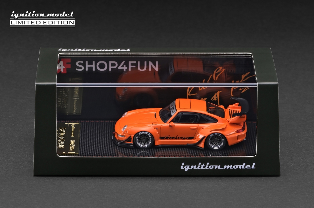 静岡ホビーショー限定モデル その①：「1/64 RWB 993 Orange Metallic
