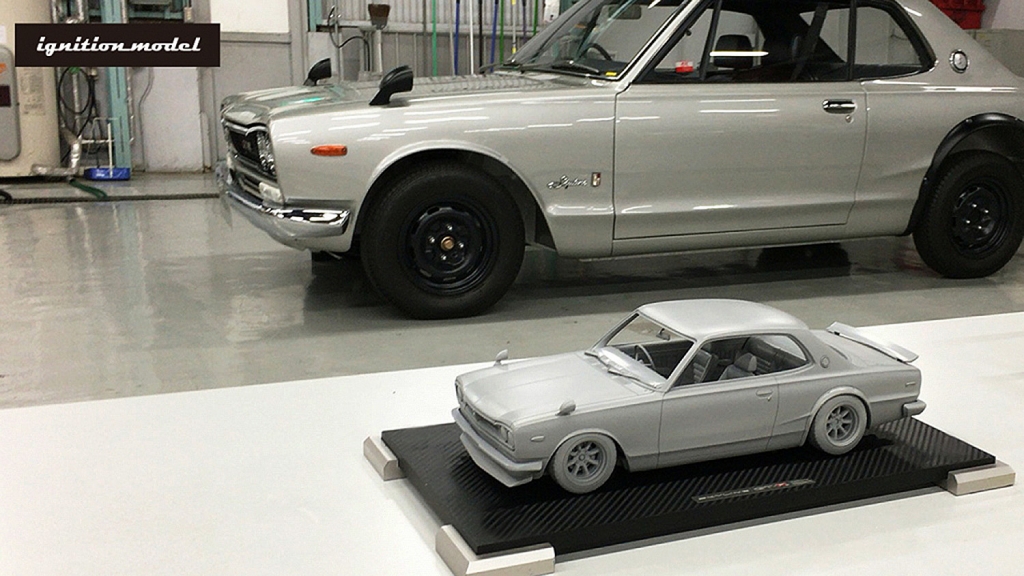 一般発売スタート！1/18スケール「ハコスカ2ドア(KPGC10」×4