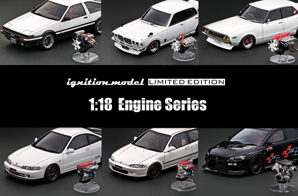 イグニッションモデル IG 1/18 2TGエンジン【新品】 イグニッション
