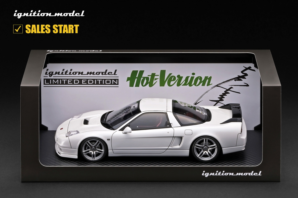本日受注スタート：1/18 WEB限定モデル「NSX-R (NA2) DK-Ver 」昼12時